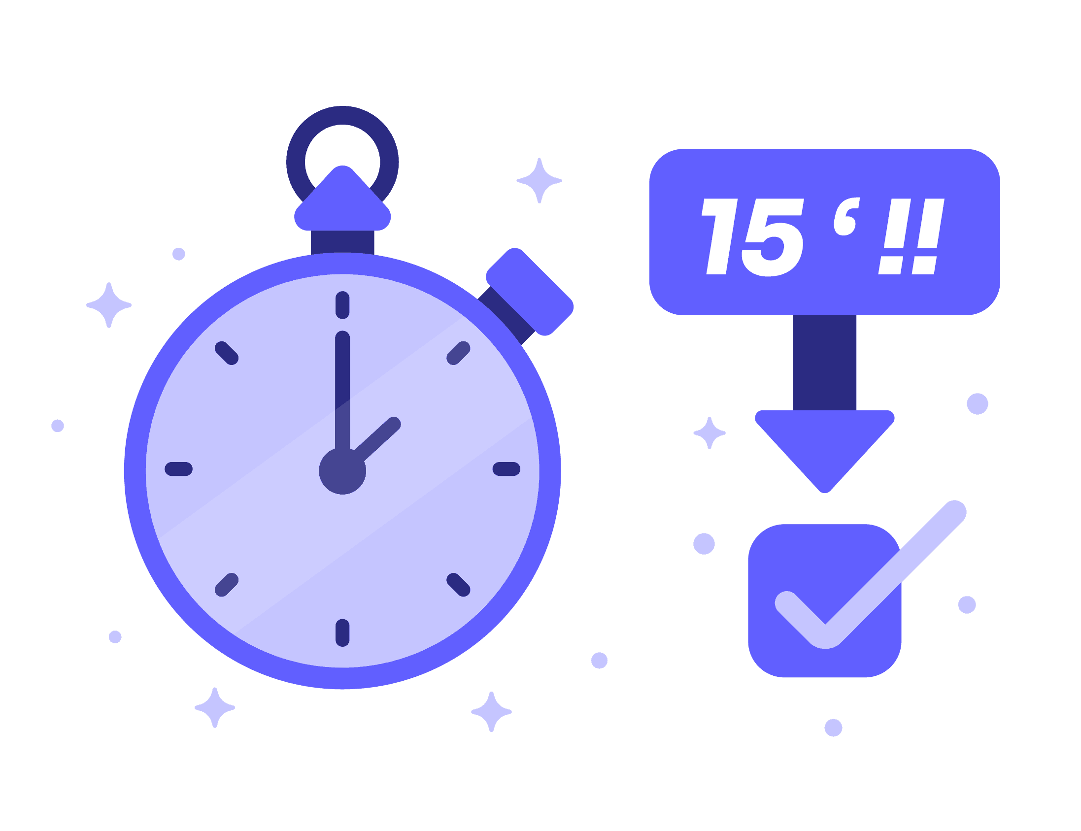 15 minutes onboarding